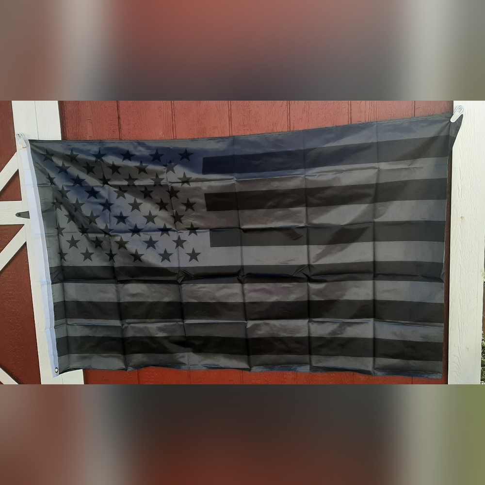 Black American Flag No Quarters Given